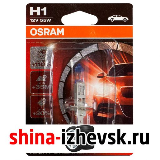 Лампа галогеновая OSRAM — H1-55 Вт-3800К, 1 шт. в Ижевске